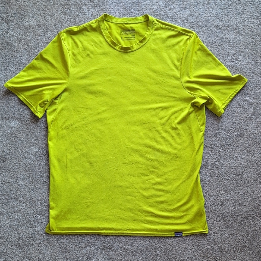Patagonia Men's Capilene Daily Athletic Shirt - Yellow, Medium